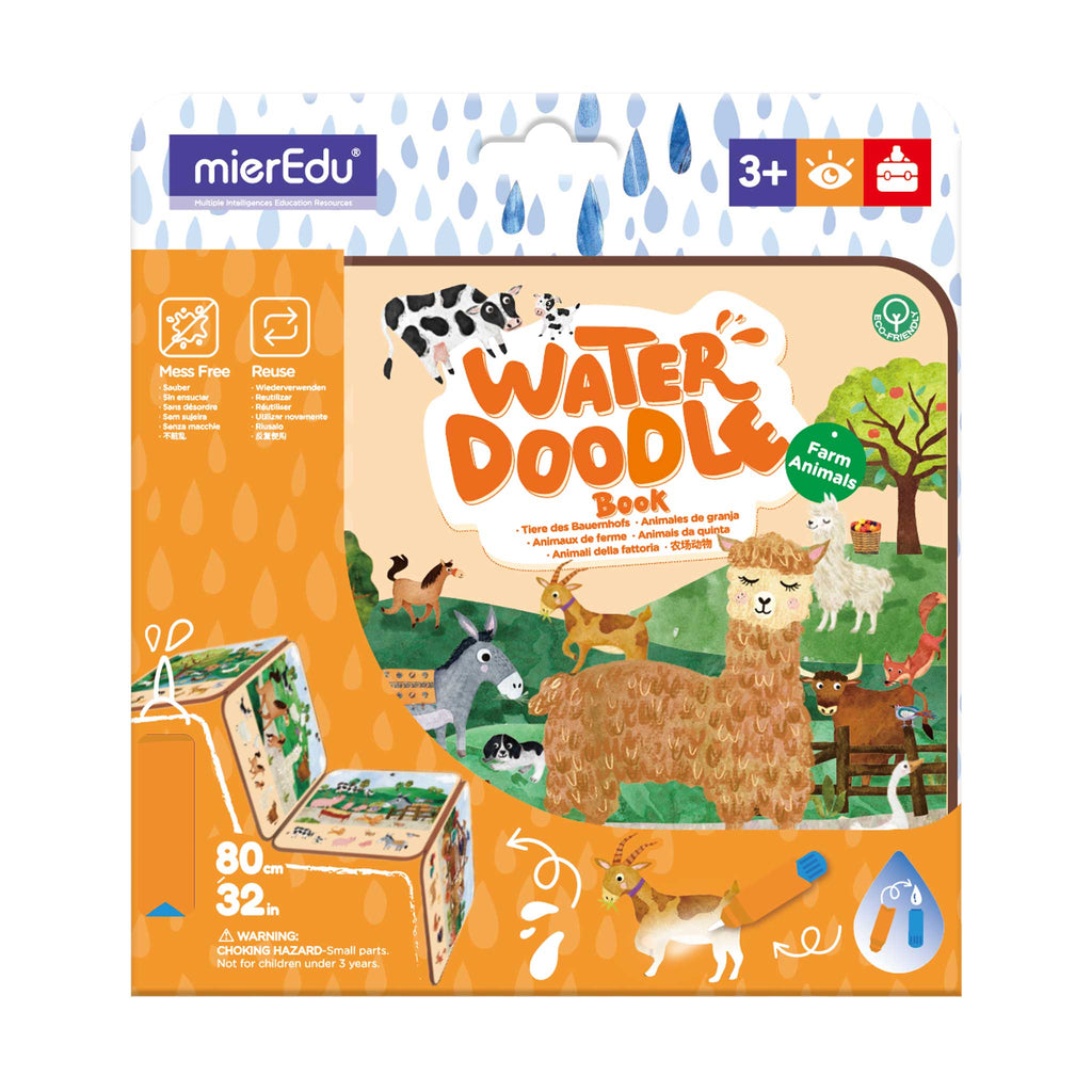 mierEdu Magic Water Doodle Book Hangtag