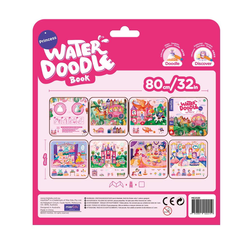 mierEdu Magic Water Doodle Book Hangtag