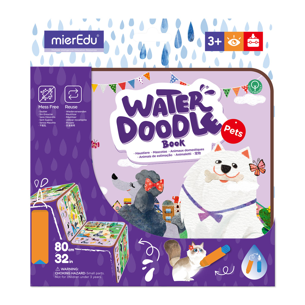 mierEdu Magic Water Doodle Book Hangtag