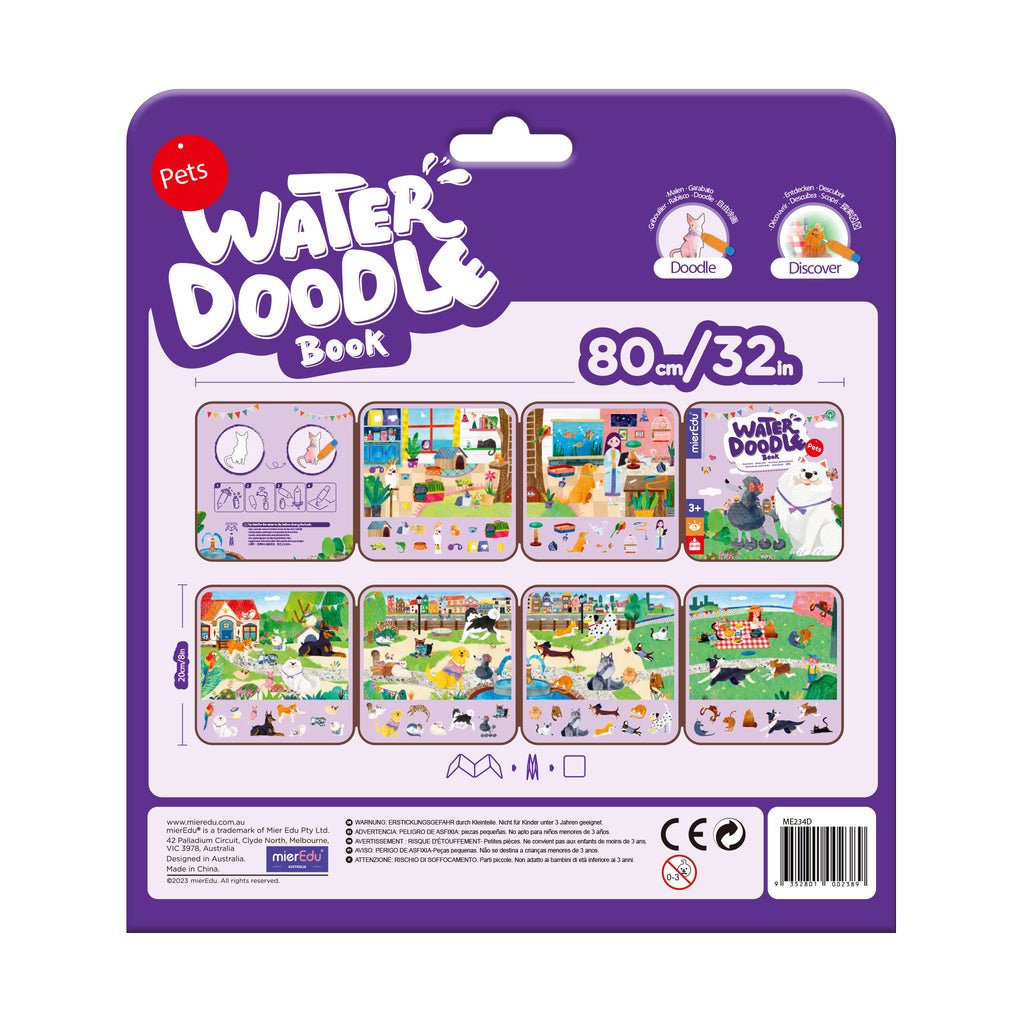 mierEdu Magic Water Doodle Book Hangtag