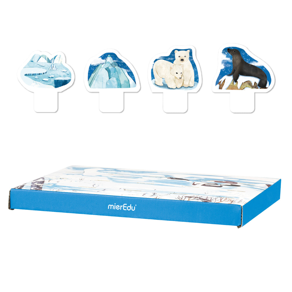 mierEdu Adjustable ECO 3D Puzzles - Arctic Animals