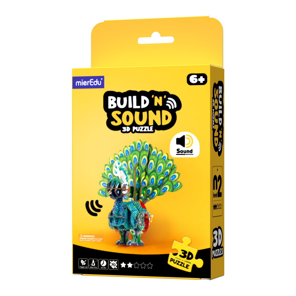 POPUZ BUILD 'N' SOUND 3D PUZZLE - Jungle