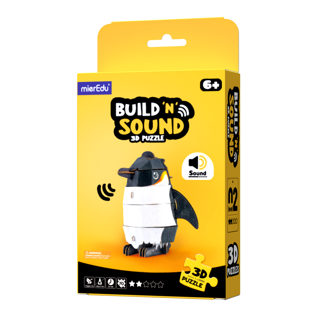 POPUZ BUILD 'N' SOUND 3D PUZZLE - Polar