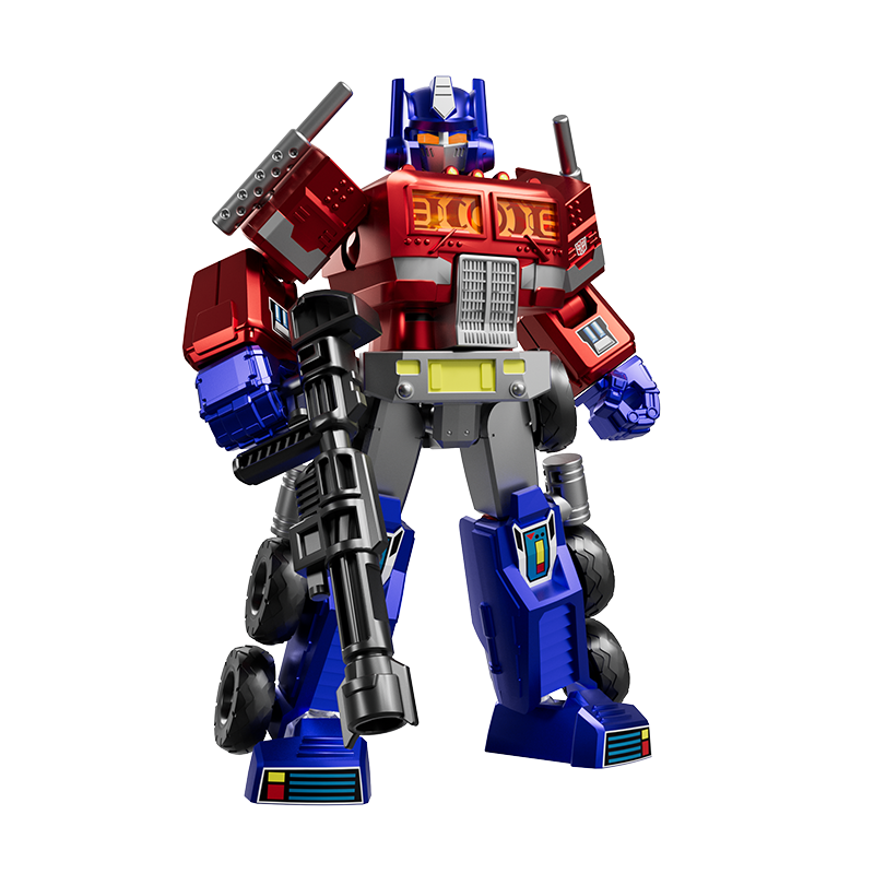Blokees (Blind box) Superhero Toys, Building Model Kit for Children and Adults Figures PDQ (6 in 1) - Transformers Shining Version 02 - Shining 1985