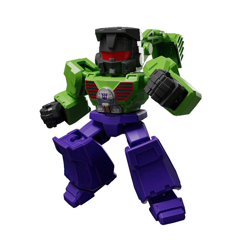 Blokees (Blind box) Superhero Toys, Building Model Kit for Children and Adults Figures PDQ (12 in 1) - Transformers Galaxy Version Defender 01 - Shattered Alliance