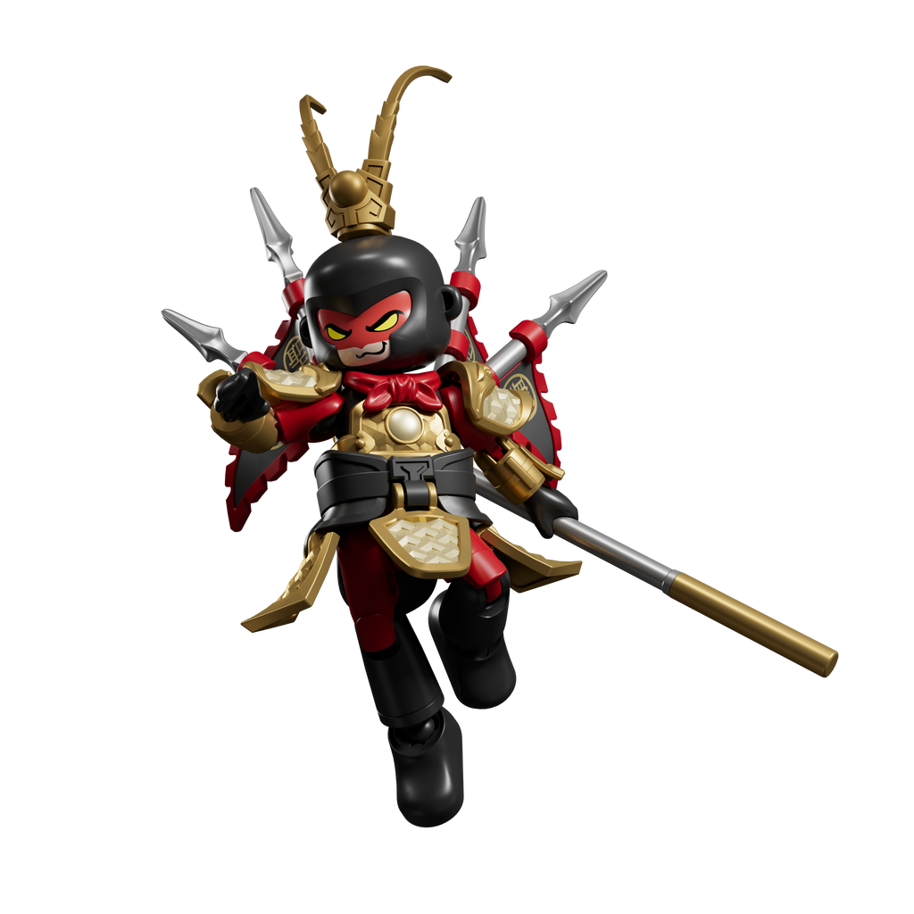 Blokees (Blind box) Figures PDQ (9 in 1) - Herospire Warrior Version 06 -The Great Sage's Duel