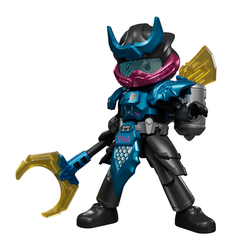Blokees (Blind box) Figures PDQ (9 in 1) - Herospire Warrior Version 06 -The Great Sage's Duel