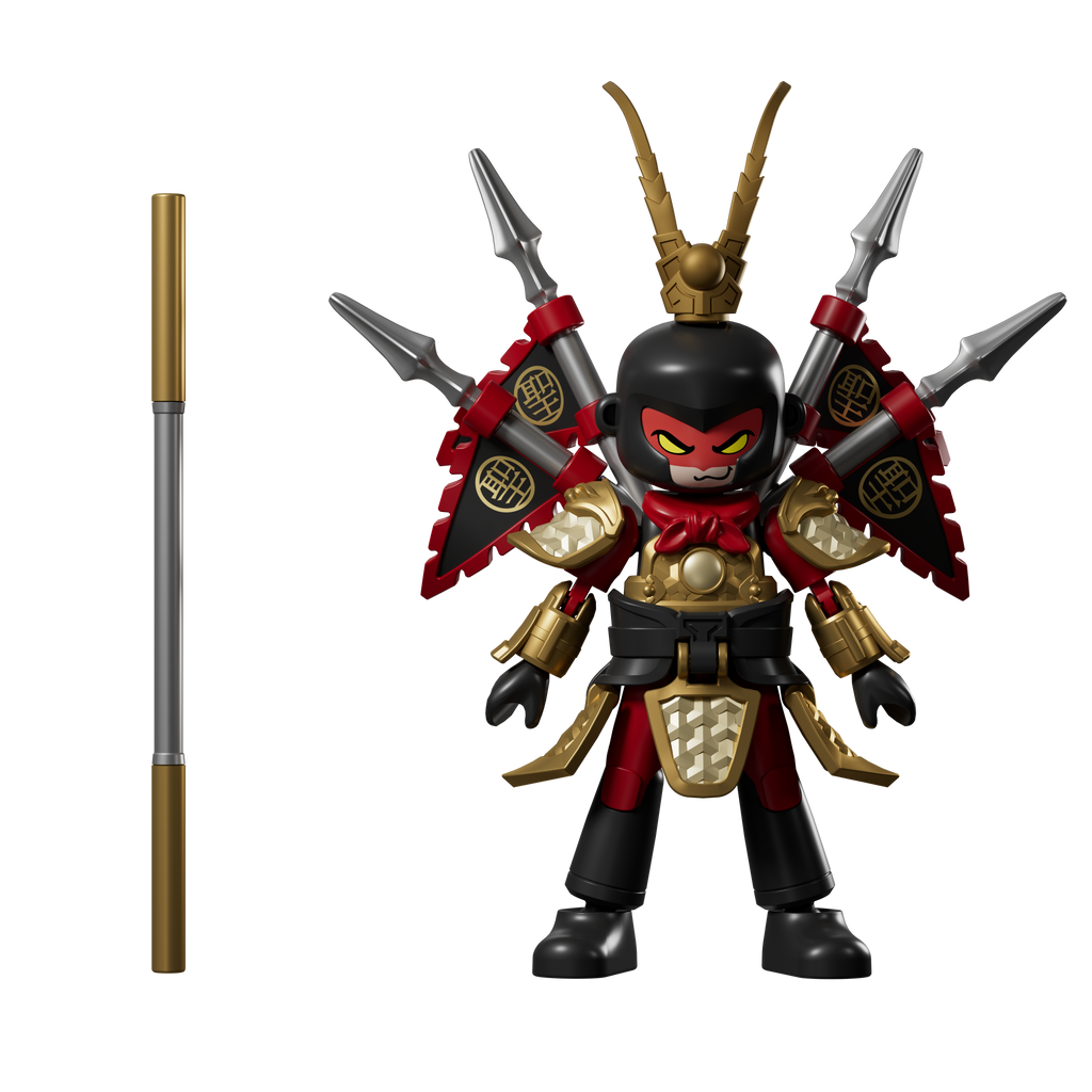 Blokees (Blind box) Figures PDQ (9 in 1) - Herospire Warrior Version 06 -The Great Sage's Duel