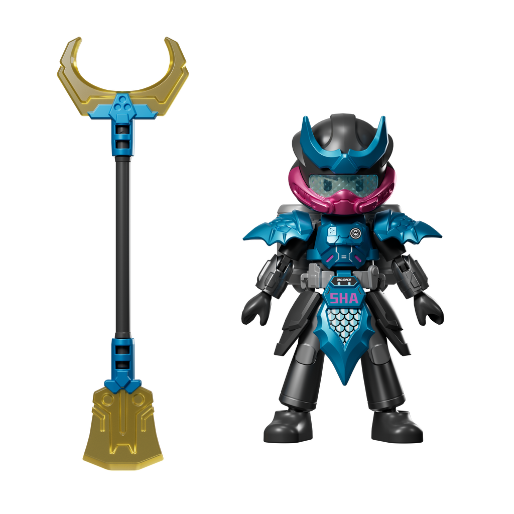 Blokees (Blind box) Figures PDQ (9 in 1) - Herospire Warrior Version 06 -The Great Sage's Duel