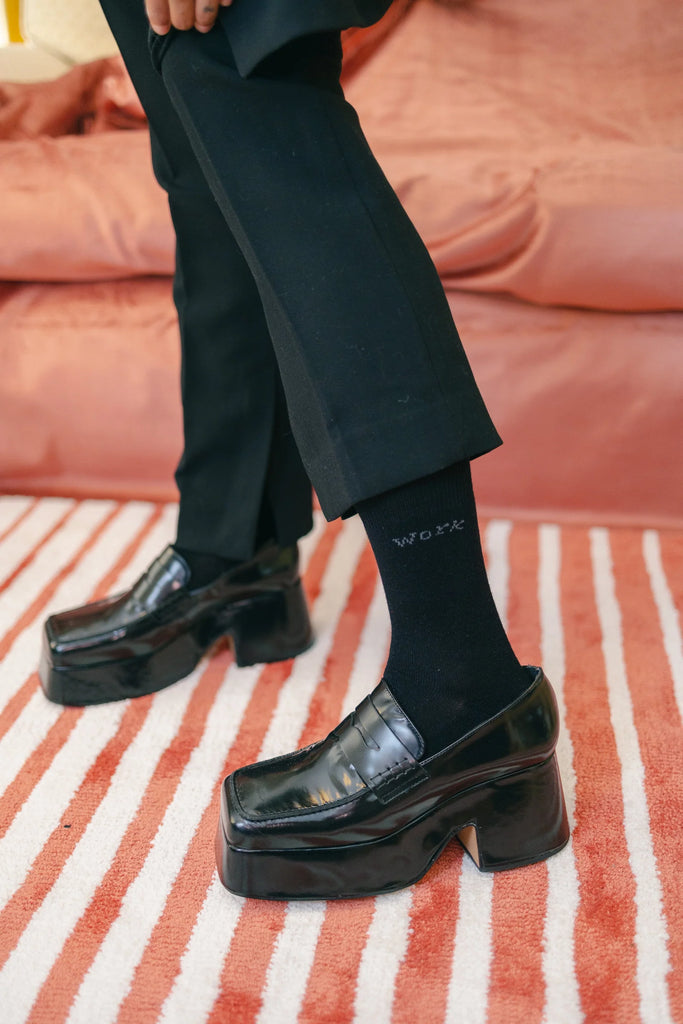 Paire Cashmere-Merino Dress Socks