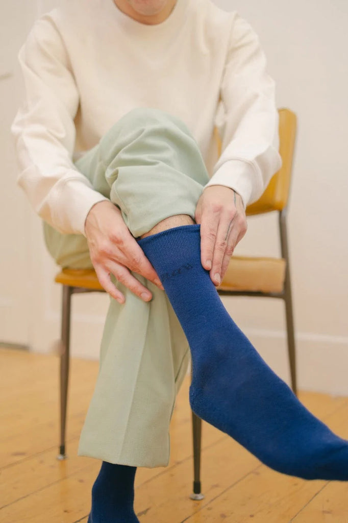 Paire Cashmere-Merino Dress Socks