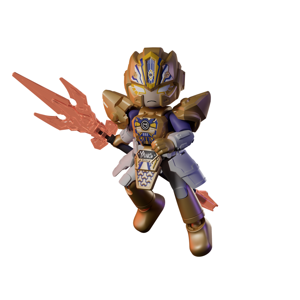 Blokees (Blind box) Figures PDQ (9 in 1) - Herospire Galaxy Version Tubro 01 - Hero‘s Journey