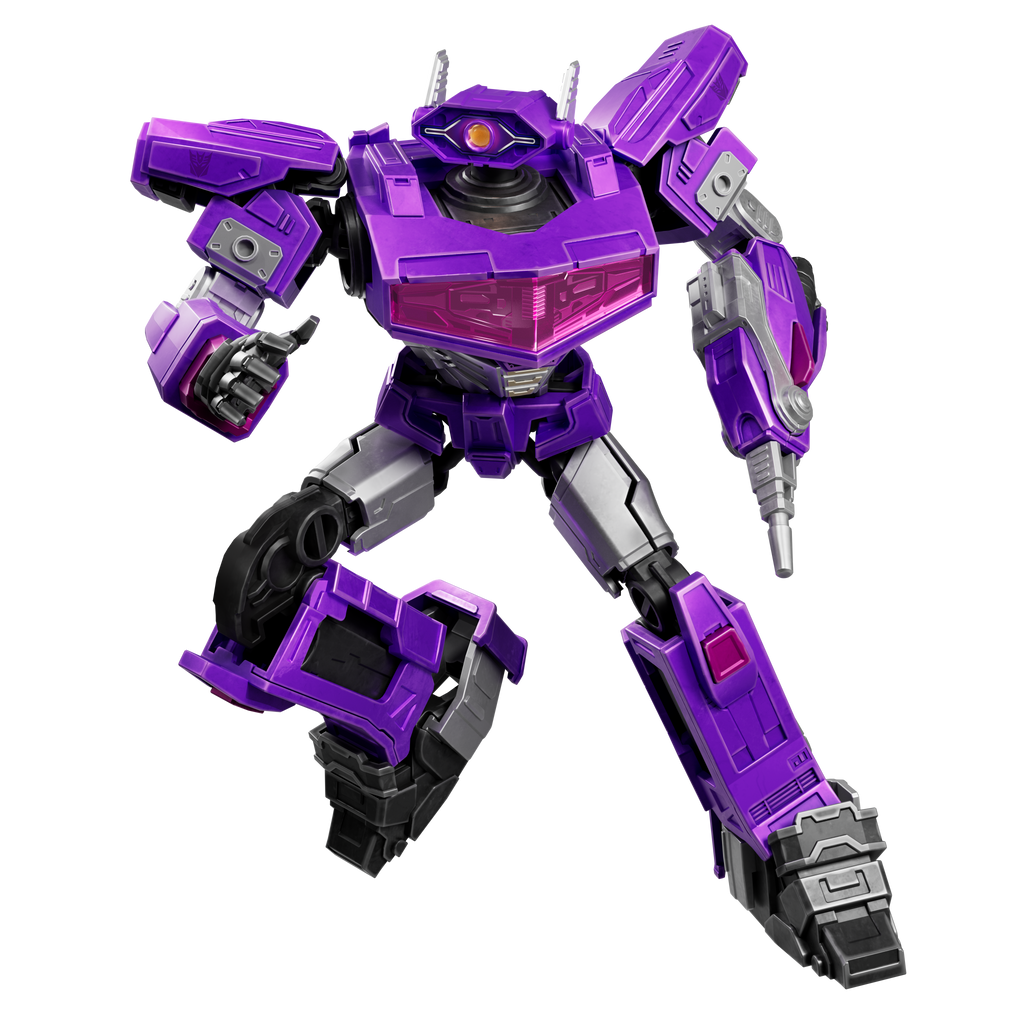 Blokees Figures - Transformers Superhero Toys, Building Model Kit for Children and Adults (Model Kit) Classic Class 18 - Shockwave (12.5 cm)