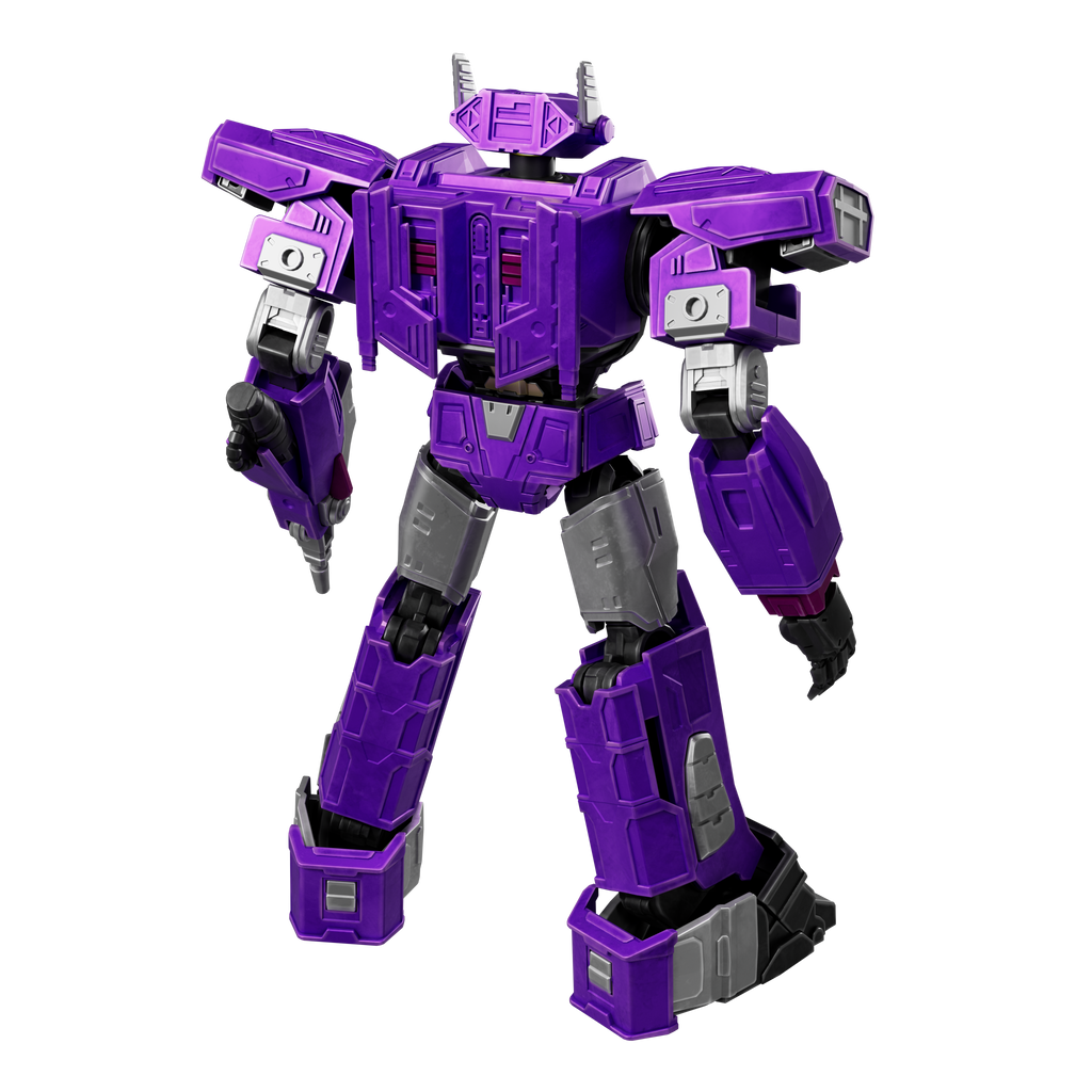 Blokees Figures - Transformers Superhero Toys, Building Model Kit for Children and Adults (Model Kit) Classic Class 18 - Shockwave (12.5 cm)