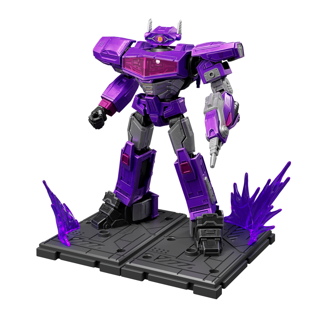 Blokees Figures - Transformers Superhero Toys, Building Model Kit for Children and Adults (Model Kit) Classic Class 18 - Shockwave (12.5 cm)