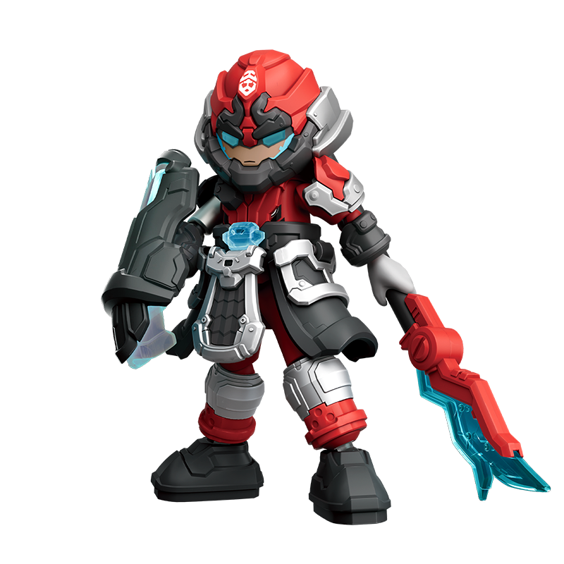 Blokees Figures - Hero Infinity (Model Kit) Armor Version 15 -Zhang Fei