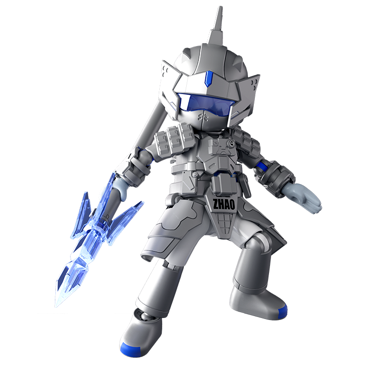 Blokees Figures - Hero Infinity (Model Kit) Armor Version 07 -Zhao Yun(Battle Suit)