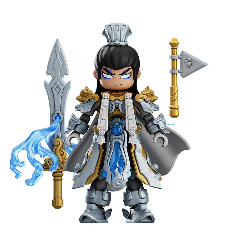 Blokees Figures - Hero Infinity (Model Kit) Armor Version 23 -Zhou Yu (Divine Armour)