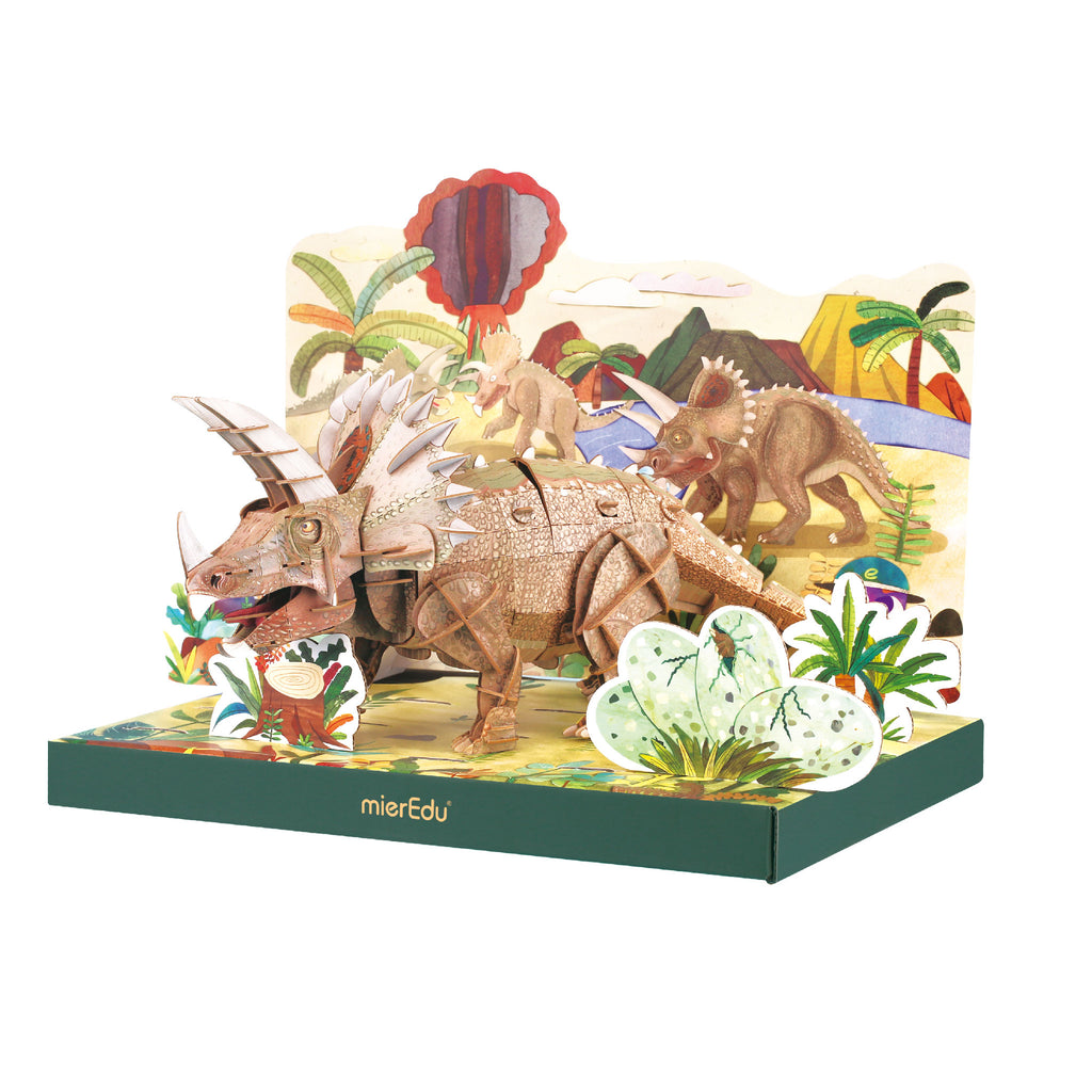 mierEdu Adjustable ECO 3D Puzzles - Dino Theme