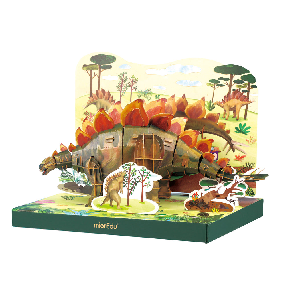 mierEdu Adjustable ECO 3D Puzzles - Dino Theme