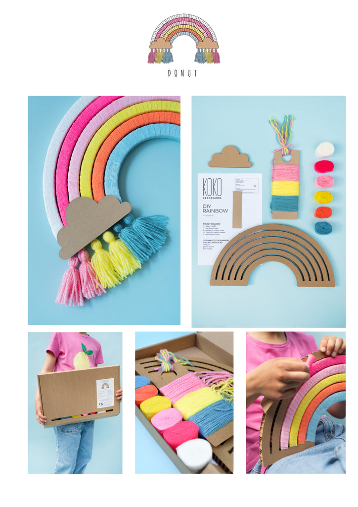 KOKO Cardboards DIY Rainbow