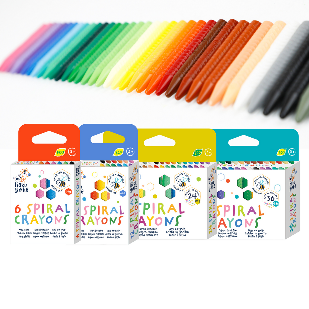 Haku Yoka Spiral Crayons