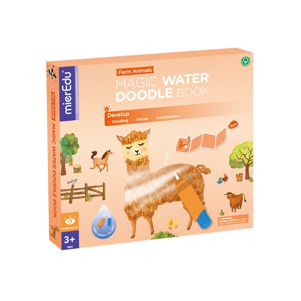 mierEdu Magic Water Doodle Book