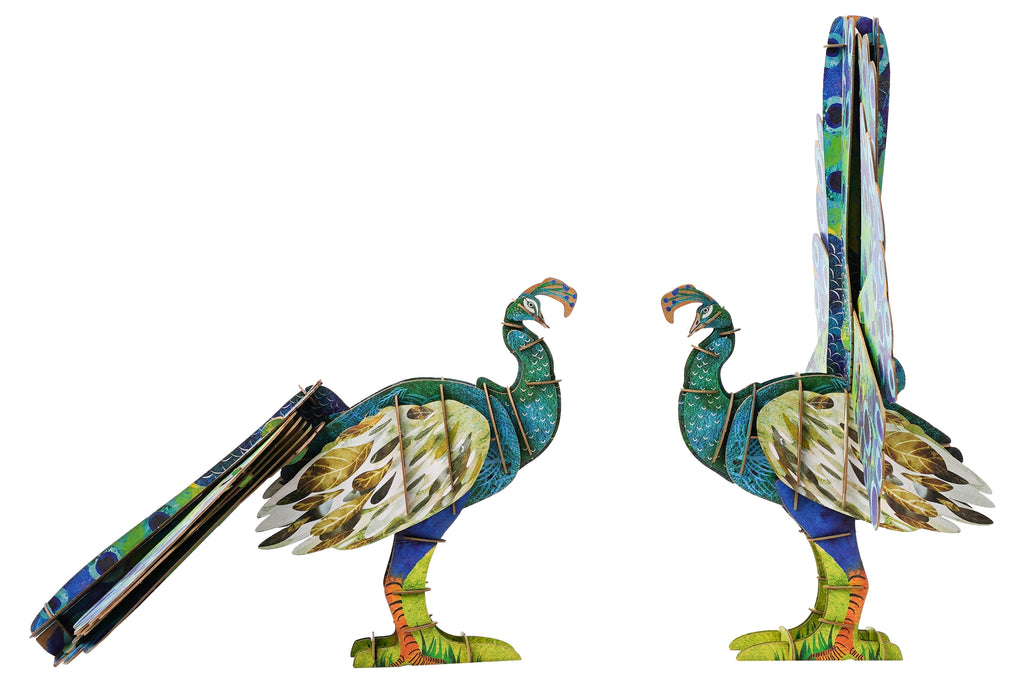 mierEdu ECO 3D Puzzles - Peacock